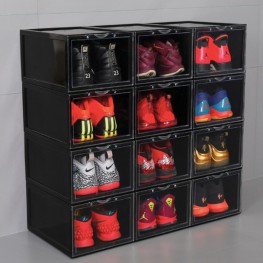 Hộp đựng giày nhựa Mica/ABS Enito Black Box