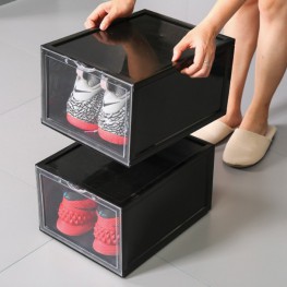 Hộp đựng giày nhựa Mica/ABS Enito Black Box